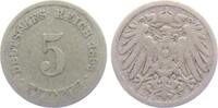Kaiserreich 5 Pfennig 5 Pfennig - großer Adler -