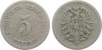 Kaiserreich 5 Pfennig 5 Pfennig - kleiner Adler -