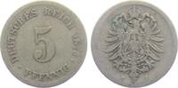 Kaiserreich 5 Pfennig 5 Pfennig - kleiner Adler -