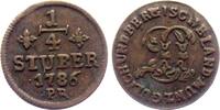Jülich-Berg 1/4 Stüber Karl Theodor (1742-1799) -