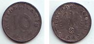 Drittes Reich 10 Pfennig Kursmünze -