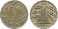 Weimarer Republik 5 Reichspfennig 5 Reichspfennig - mit Ährenbündel -