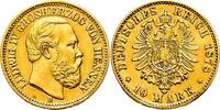 Hessen-Kaiserreich 10 Mark Ludwig IV. (1877-1892) -