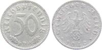 Drittes Reich 50 Reichspfennig 50 Reichspfennig - mit Hakenkreuz -