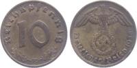 Drittes Reich 10 Reichspfennig 10 Reichspfennig - mit Hakenkreuz -
