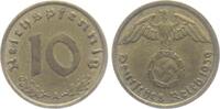 Drittes Reich 10 Reichspfennig 10 Reichspfennig - mit Hakenkreuz -