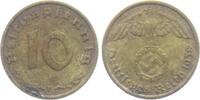 Drittes Reich 10 Reichspfennig 10 Reichspfennig - mit Hakenkreuz -
