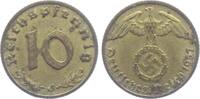 Drittes Reich 10 Reichspfennig 10 Reichspfennig - mit Hakenkreuz -