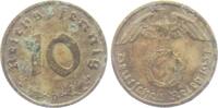 Drittes Reich 10 Reichspfennig 10 Reichspfennig - mit Hakenkreuz -