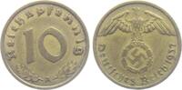 Drittes Reich 10 Reichspfennig 10 Reichspfennig - mit Hakenkreuz -
