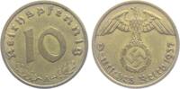 Drittes Reich 10 Reichspfennig 10 Reichspfennig - mit Hakenkreuz -