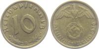 Drittes Reich 10 Reichspfennig 10 Reichspfennig - mit Hakenkreuz -