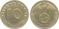 Drittes Reich 10 Reichspfennig 10 Reichspfennig - mit Hakenkreuz -