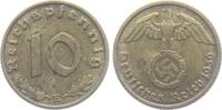 Drittes Reich 10 Reichspfennig 10 Reichspfennig - mit Hakenkreuz -