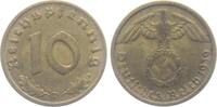 Drittes Reich 10 Reichspfennig 10 Reichspfennig - mit Hakenkreuz -