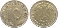 Drittes Reich 10 Reichspfennig 10 Reichspfennig - mit Hakenkreuz -