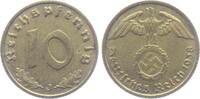 Drittes Reich 10 Reichspfennig 10 Reichspfennig - mit Hakenkreuz -