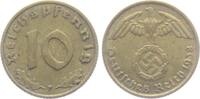 Drittes Reich 10 Reichspfennig 10 Reichspfennig - mit Hakenkreuz -