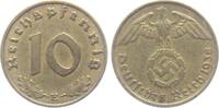 Drittes Reich 10 Reichspfennig 10 Reichspfennig - mit Hakenkreuz -