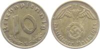 Drittes Reich 10 Reichspfennig 10 Reichspfennig - mit Hakenkreuz -