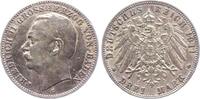 Baden - Kaiserreich 3 Mark Friedrich II. (1907-1918) -