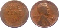 USA 1 Cent 1924 D Lincoln TTB-