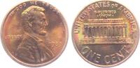 USA 1989 1 Cent - Lincoln FDC min. fleckig