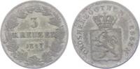 Hessen Darmstadt 3 Kreuzer 1847 Ludwig II. (1830 - 1848) TTB-SUP