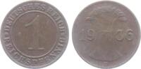 Weimarer Republik 1 Reichspfennig 1 Reichspfennig - mit Ährenbündel -