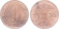 Weimarer Republik 1 Reichspfennig 1 Reichspfennig - mit Ährenbündel -