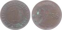 Weimarer Republik 1 Reichspfennig 1 Reichspfennig - mit Ährenbündel -