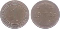 Weimarer Republik 1 Reichspfennig 1 Reichspfennig - mit Ährenbündel -