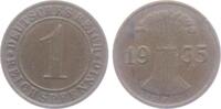 Weimarer Republik 1 Reichspfennig 1 Reichspfennig - mit Ährenbündel -