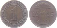 Weimarer Republik 1 Reichspfennig 1 Reichspfennig - mit Ährenbündel -