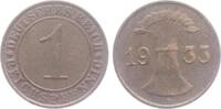 Weimarer Republik 1 Reichspfennig 1 Reichspfennig - mit Ährenbündel -