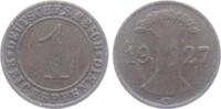 Weimarer Republik 1 Reichspfennig 1 Reichspfennig - mit Ährenbündel -