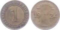 Weimarer Republik 1 Reichspfennig 1 Reichspfennig - mit Ährenbündel -