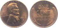 USA 1946 D 1 Cent - Lincoln Wheat prägefrisch - pfr. - fleckig