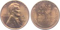 USA 1953 S 1 Cent - Lincoln Wheat SUP fleckig