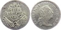 Brandenburg - Preussen 8 Groschen 1753 A Friedrich II. - der Große (1740-1780) SUP