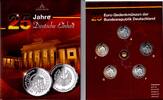Deutschland 5x 25 Euro + Goldmedaille 25 Jahre Deutsche Einheit -
