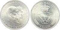 Dänemark 5 Kroner - Kronen Frederik IX. (1947-1972) - Silberhochzeit -