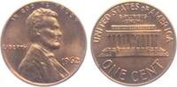 USA 1962 1 Cent - Lincoln Memorial SPL.-min. fleckig
