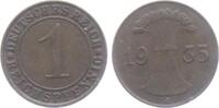 Weimarer Republik 1 Reichspfennig 1 Reichspfennig - mit Ährenbündel -