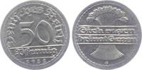 Weimarer Republik 50 Pfennig 10 Pfennig - mit Ährenbündel -
