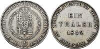 Hessen-Kassel Taler 1842 Wilhelm II. und Friedrich Wilhelm (1832-1847) TTB+