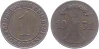 Weimarer Republik 1 Reichspfennig 1 Reichspfennig - mit Ährenbündel -
