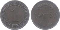 Weimarer Republik 1 Reichspfennig 1 Reichspfennig - mit Ährenbündel -