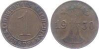 Weimarer Republik 1 Reichspfennig 1 Reichspfennig - mit Ährenbündel -