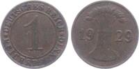 Weimarer Republik 1 Reichspfennig 1 Reichspfennig - mit Ährenbündel -